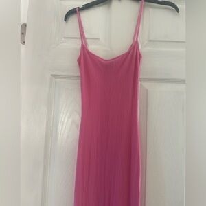 Skims pink soft lounge dress